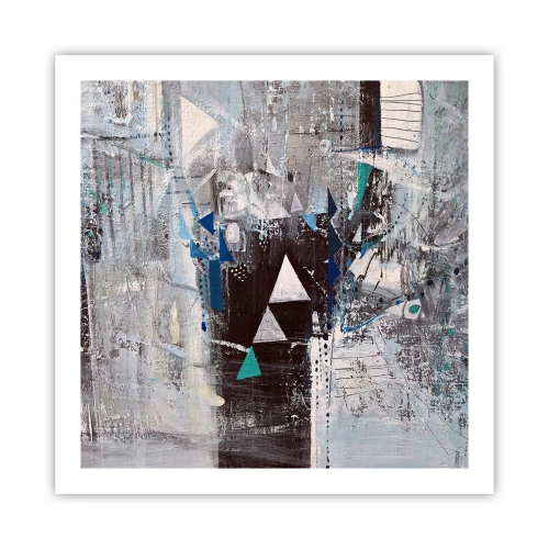 Plagát - Prednostné poradie trojuholníkov - 60x60 cm