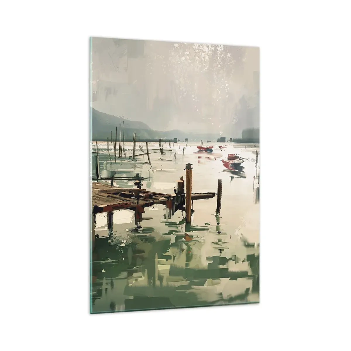 Obraz na skle - Zaliate roztaveným mesiacom - 80x120 cm