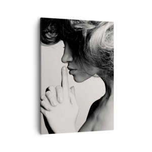 Obraz na plátne - Zahľadená do seba - 50x70 cm