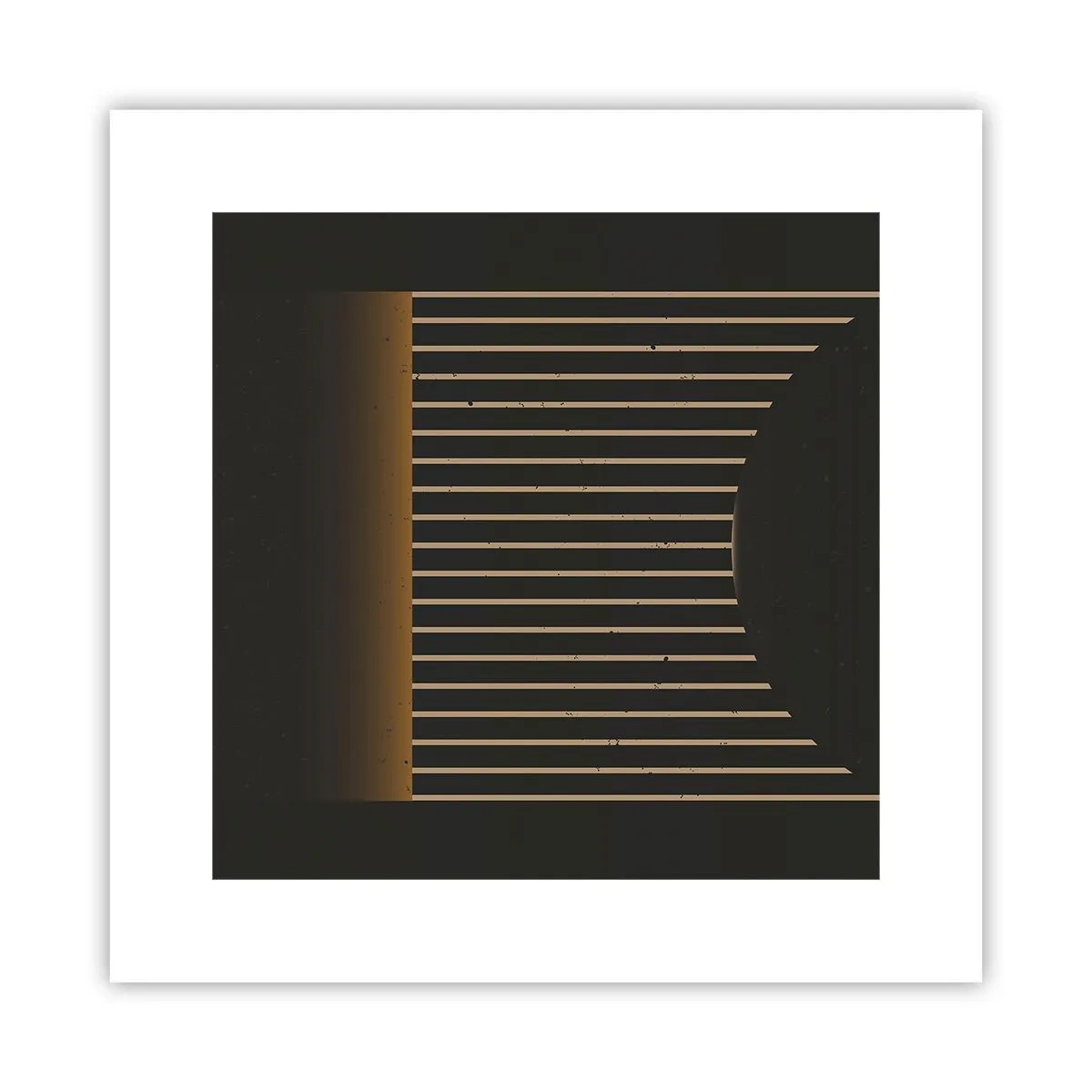 Plagát - Preskúmať temnotu - 30x30 cm