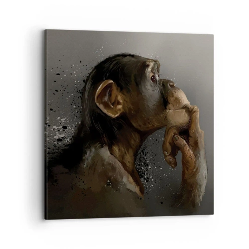 Obraz na plátne - Určite mysliteľ - 70x70 cm