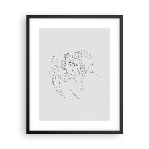 Plagát v čiernom ráme - Jedným ťahom - 40x50 cm