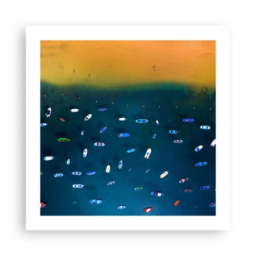 Plagát - Prázdninová hra - 50x50 cm