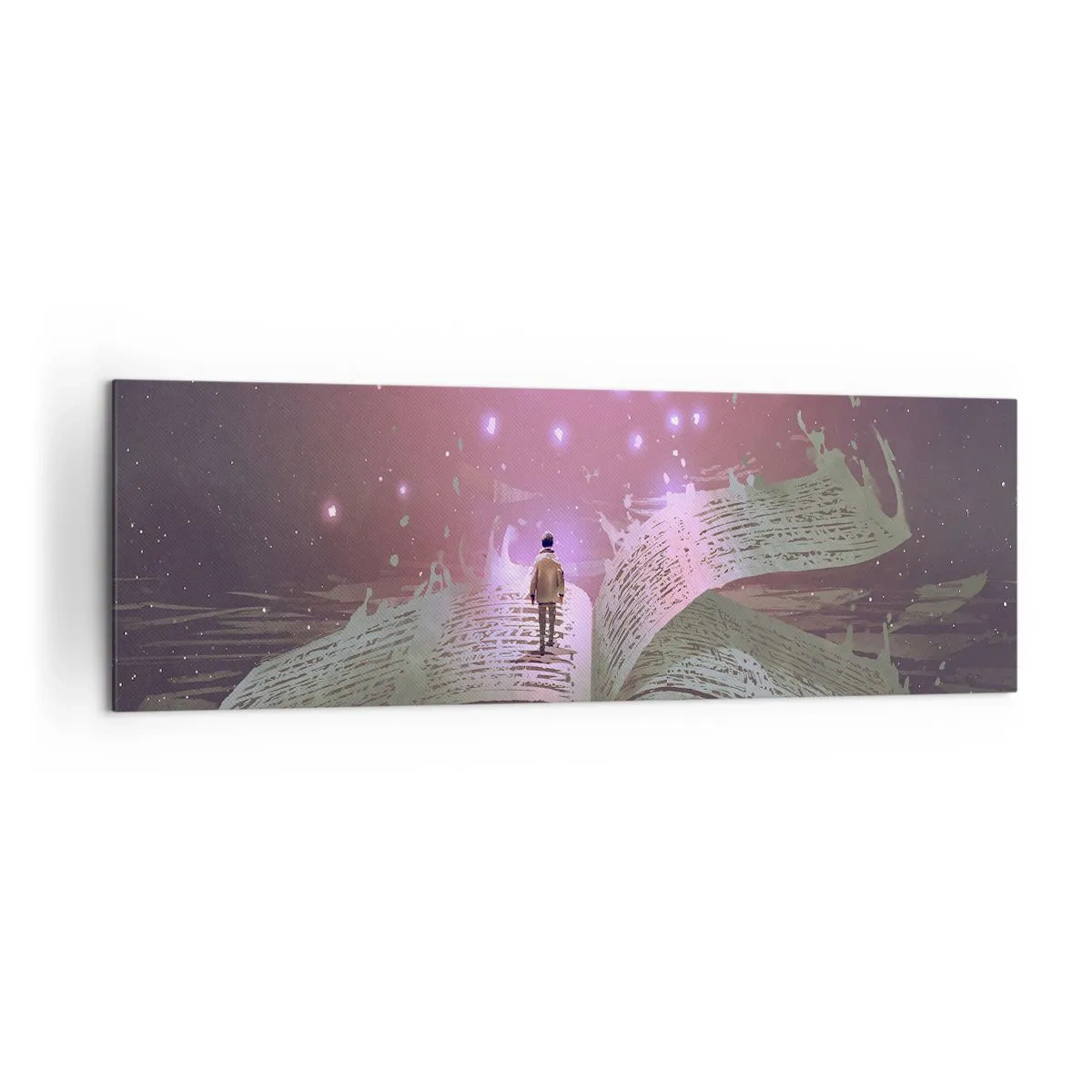 Obraz na plátne - Pozvánka do iného sveta - prečítaj! - 160x50 cm