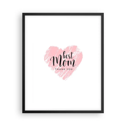 Plagát v čiernom ráme - Vždy pravá chvíľa - 40x50 cm