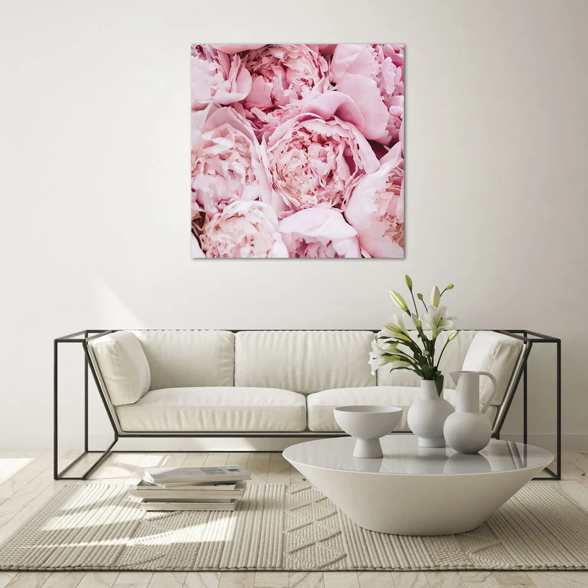 Obraz na skle - Pritúlené a voňavé - 30x30 cm