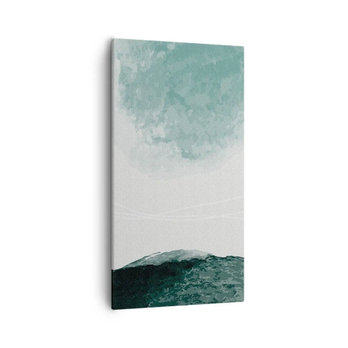 Obraz na plátne - Stretnutie s hmlou - 55x100 cm