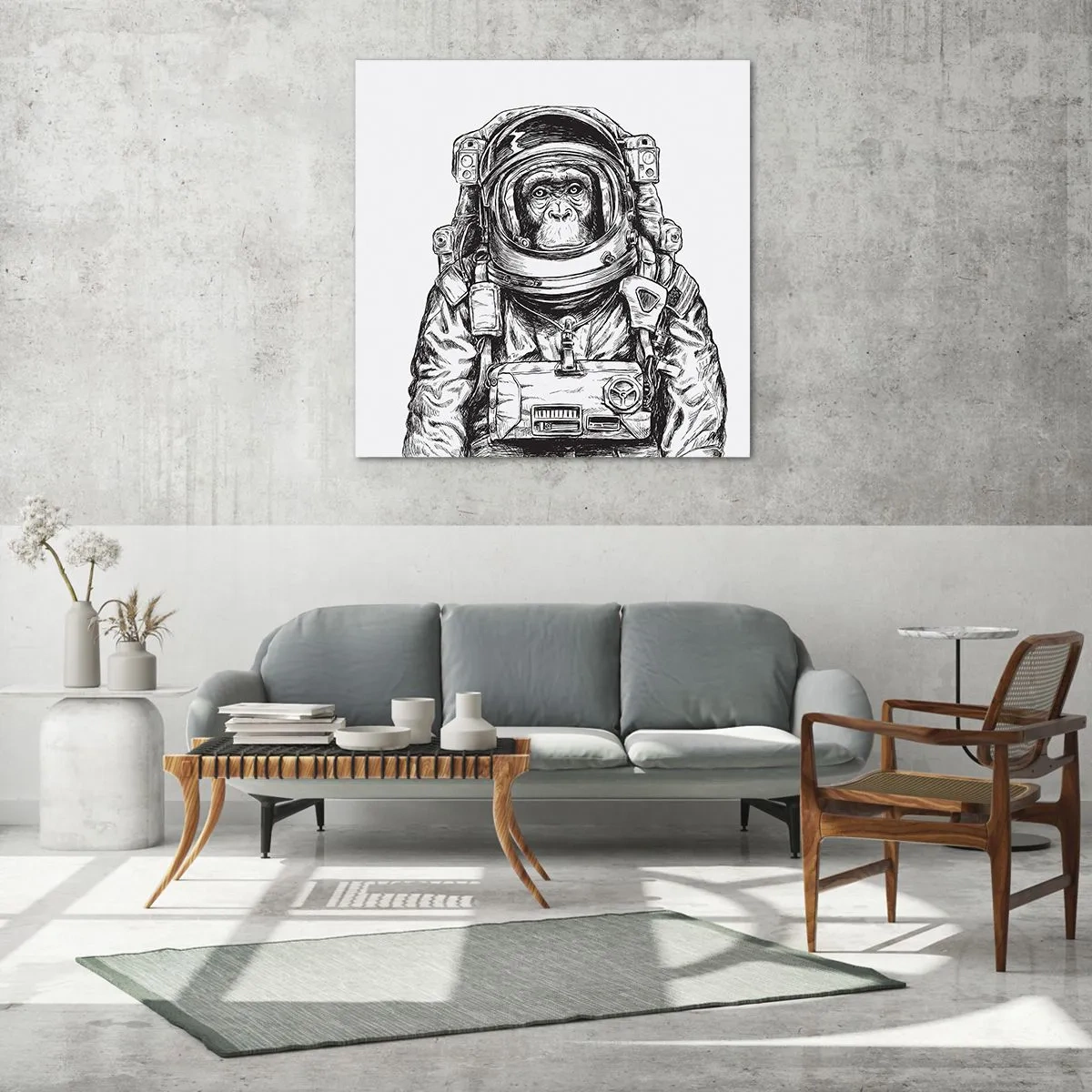 Obraz na skle - Alternatívny vývoj - 30x30 cm