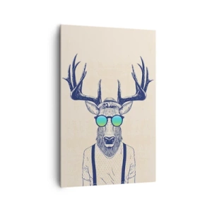 Obraz na plátne - A koho si čakal? - 80x120 cm