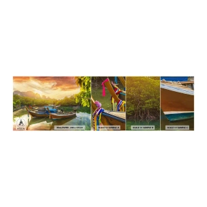 Vzorka Fototapeta Standard Eco - Pred rušným dňom - Krajina, Thajsko, More - 100x30 cm