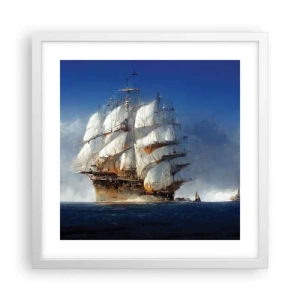 Plagát v bielom ráme - The great glory! - 40x40 cm