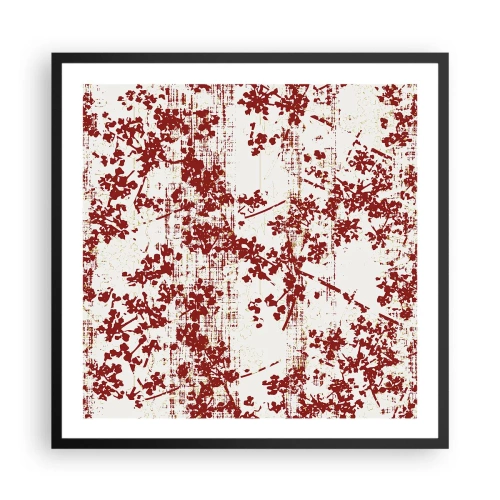 Plagát v čiernom ráme - Staré kaliko - 60x60 cm