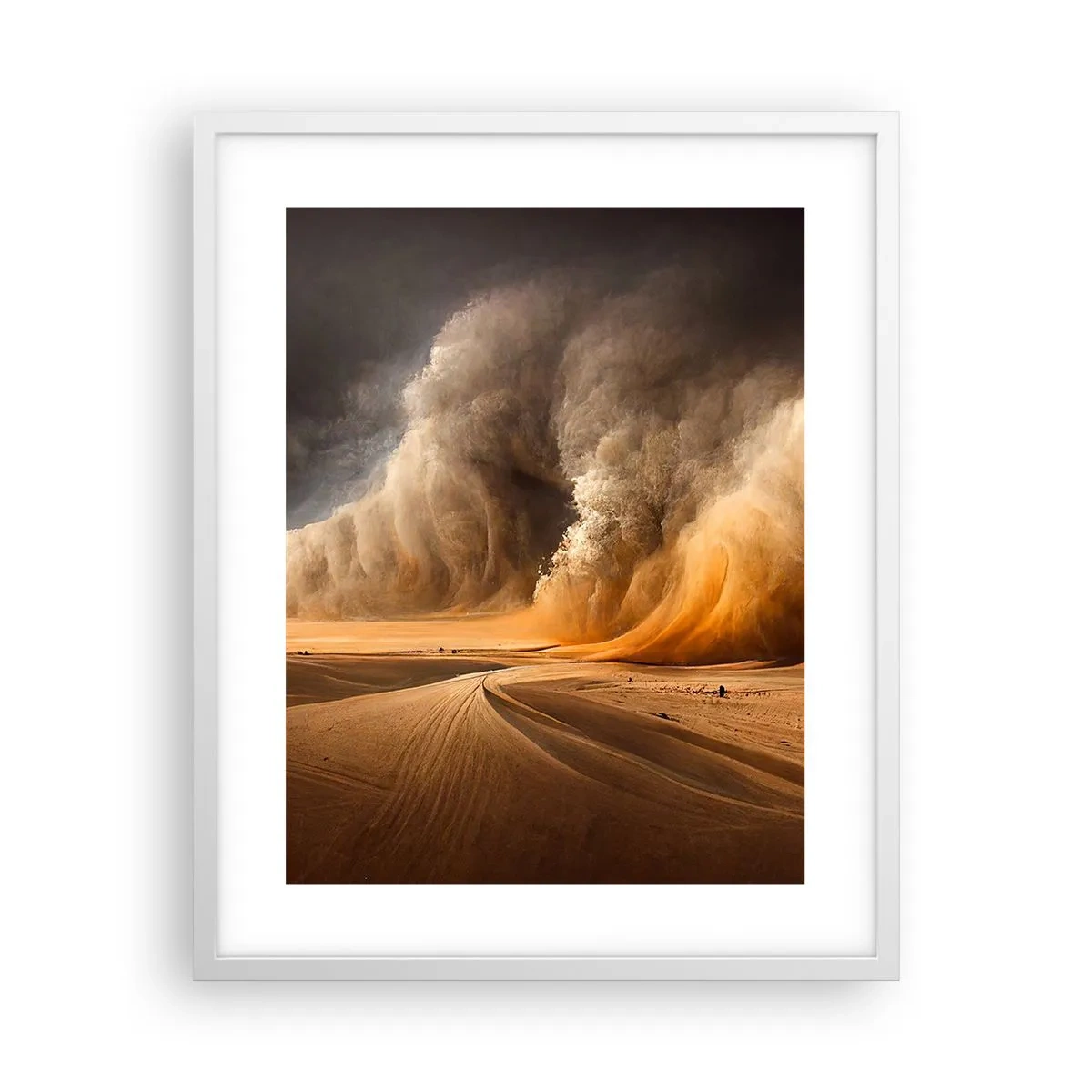 Plagát v bielom ráme - Hnev púšte - 40x50 cm
