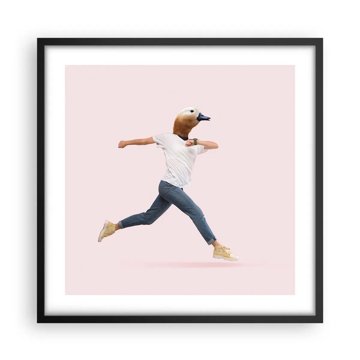 Plagát v čiernom ráme - Štipka absurdity - 50x50 cm