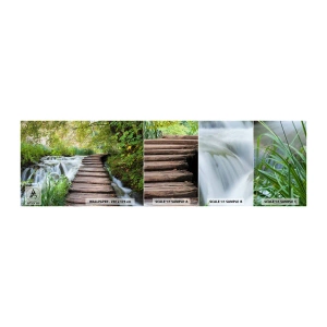 Vzorka samolepiacej fototapety Deluxe Sticker - Voda nie je vôbec tichá - Krajina, Chorvátsko, Príroda - 100x30 cm