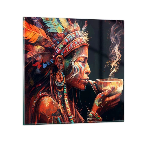 Obraz na skle - Magický rituál - 60x60 cm