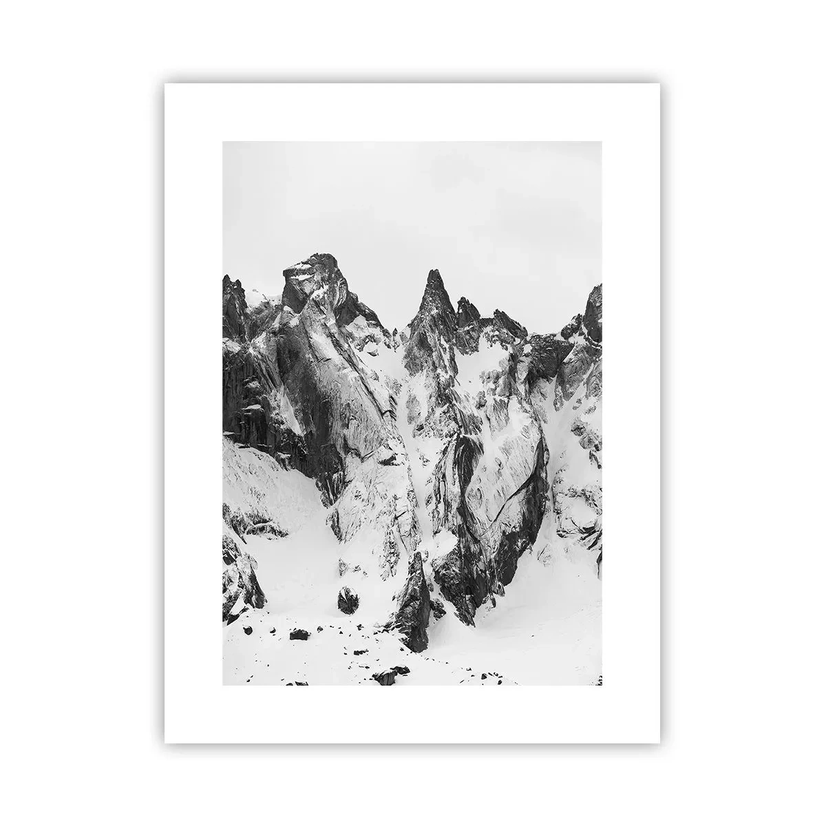 Plagát - Hrozivý žulový hrebeň - 30x40 cm