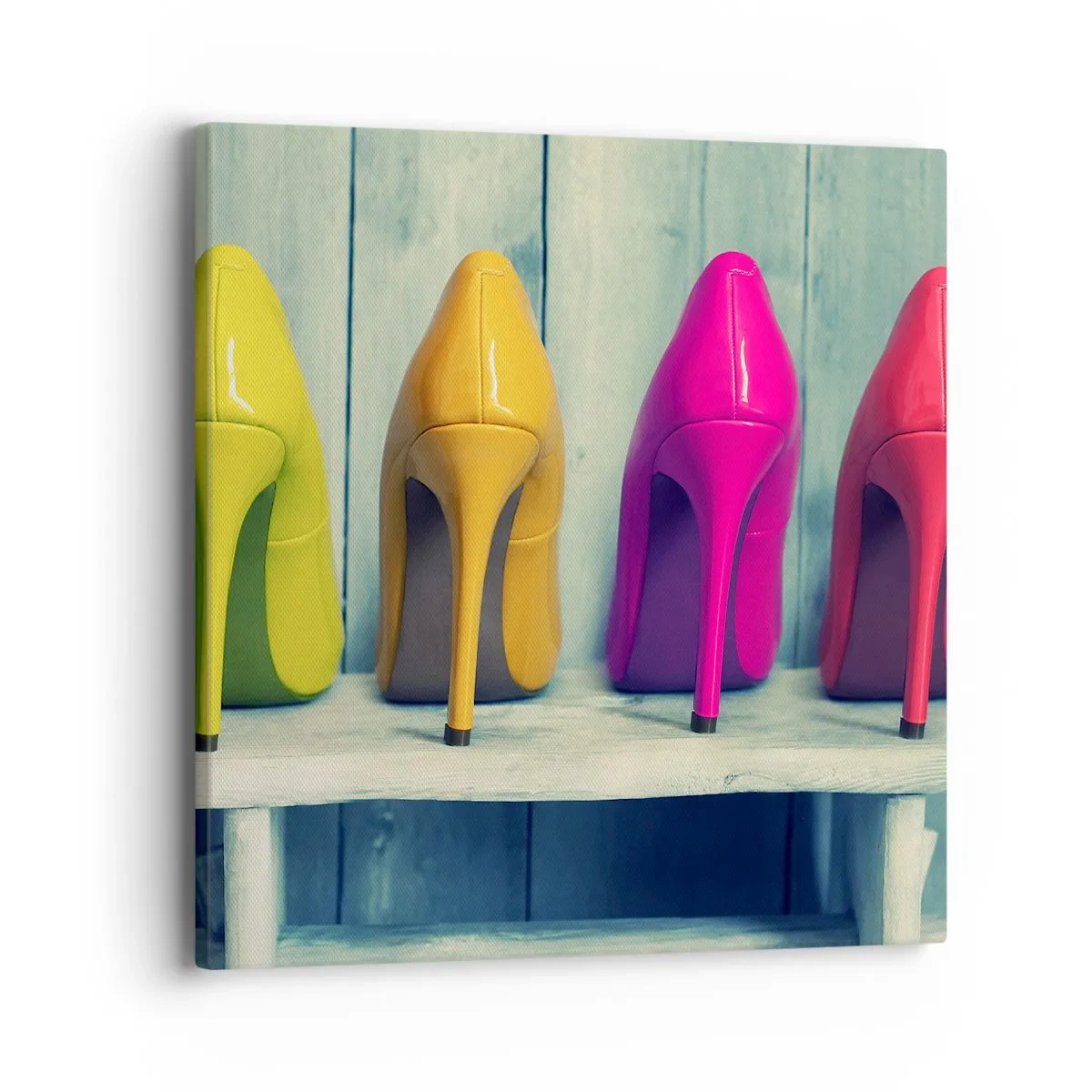 Obraz na plátne - Prechádzkou po dúhe - 40x40 cm