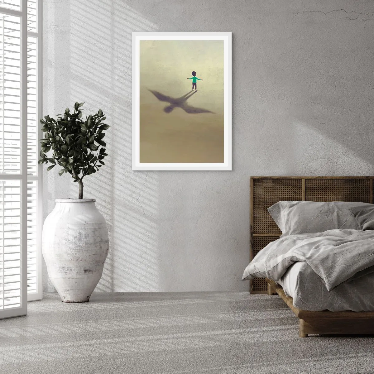 Plagát v bielom ráme - Hrdina budúcnosti - 61x91 cm