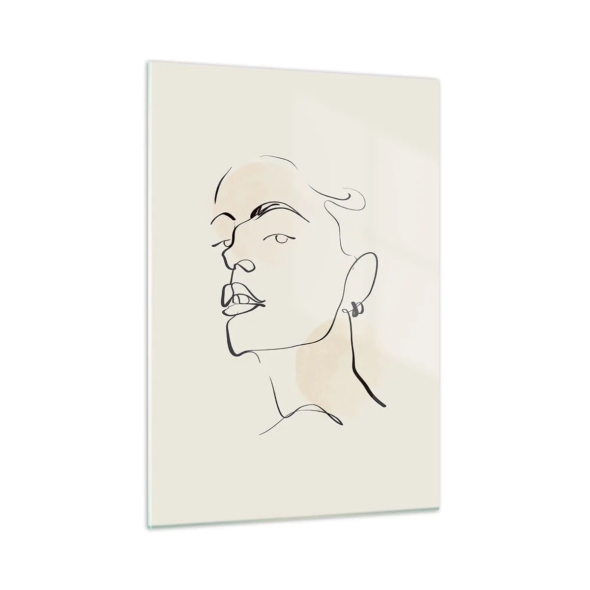 Obraz na skle - Hrdý pohľad - 50x70 cm
