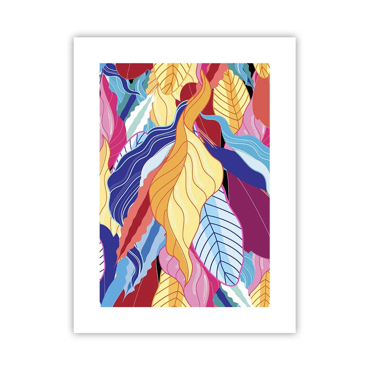 Plagát - Farebný neporiadok - 30x40 cm