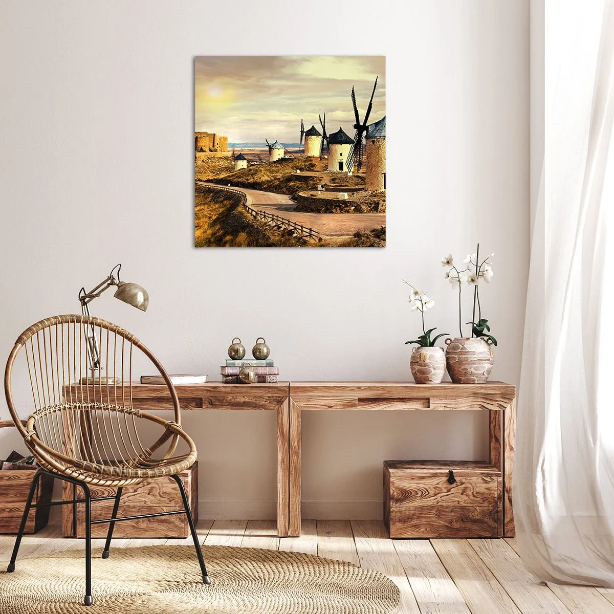 Obraz na plátne - Čoskoro sa objaví Don Quijote - 50x50 cm