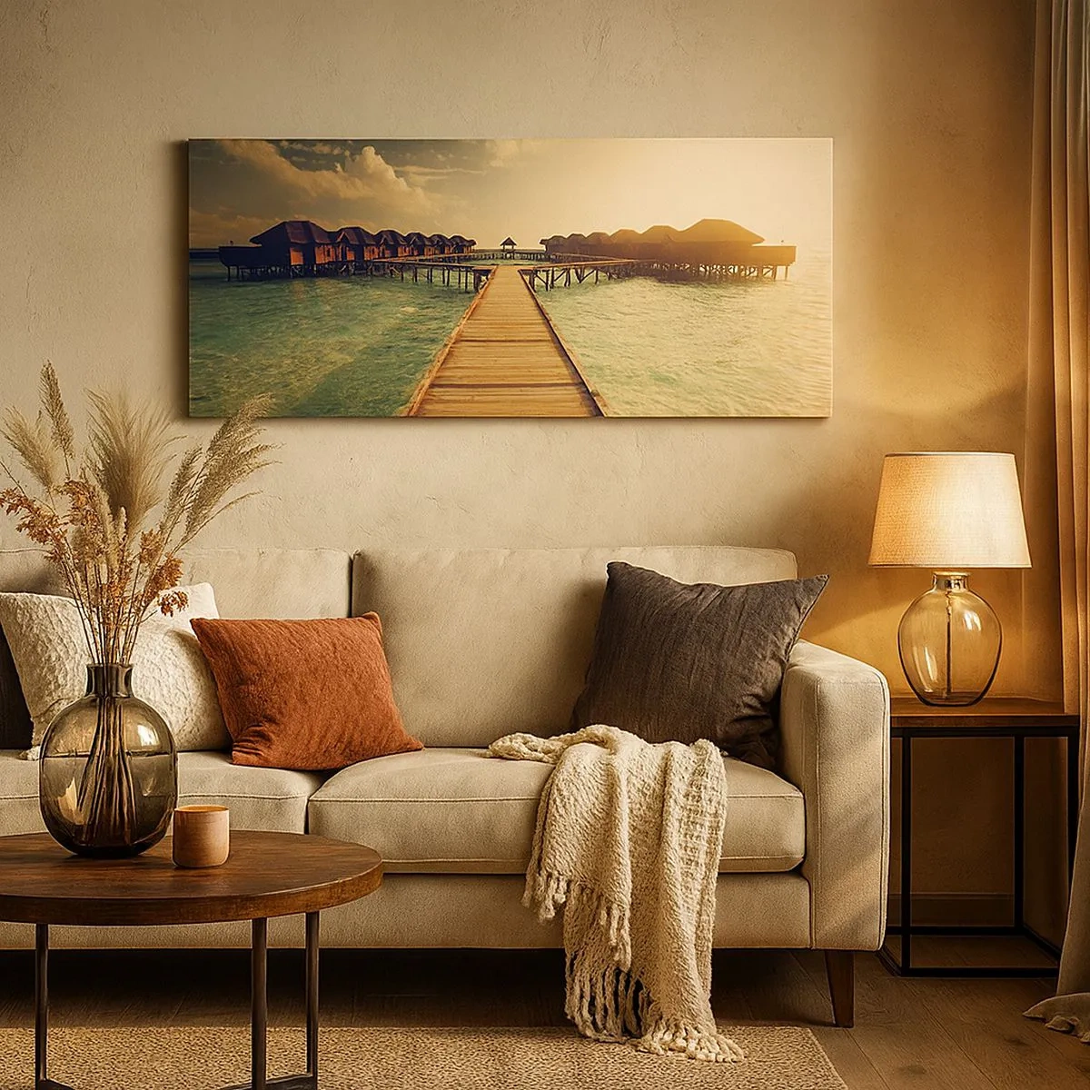 Obraz na plátne - Vrelé pozvanie - 100x40 cm