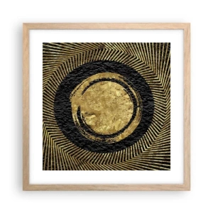 Plagát v ráme zo svetlého duba - Glamour - 40x40 cm