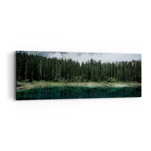 Obraz na plátne - Ticho, ticho, neprebuďme spiacu vodu…. - 90x30 cm