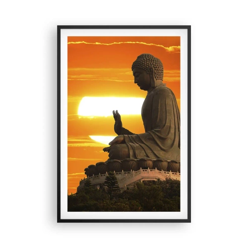 Plagát v čiernom ráme - Bez strachu zo sveta - 61x91 cm