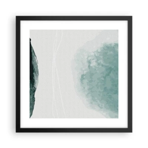 Plagát v čiernom ráme - Stretnutie s hmlou - 40x40 cm