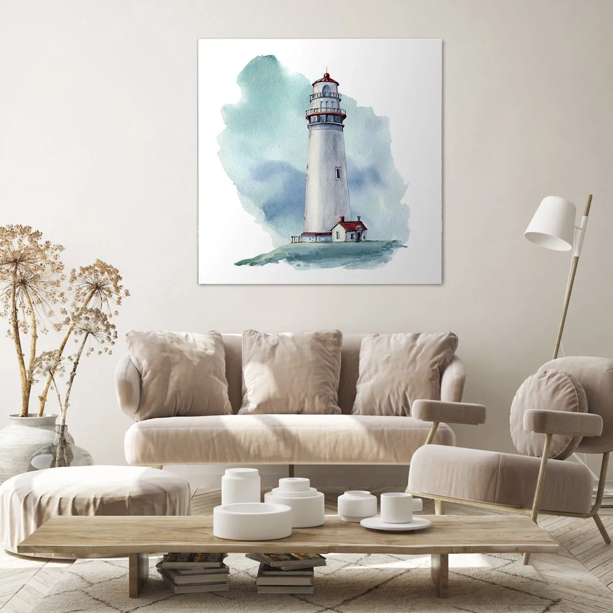 Obraz na plátne - Nežná sestra blankytu - 70x70 cm