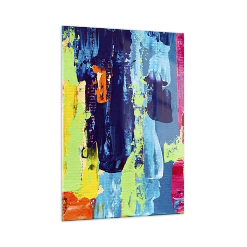 Obraz na skle - Život je krásny! - 50x70 cm