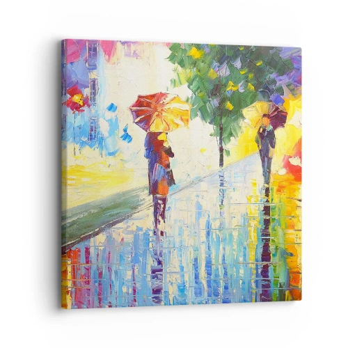 Obraz na plátne - A všetko je jasné - 30x30 cm