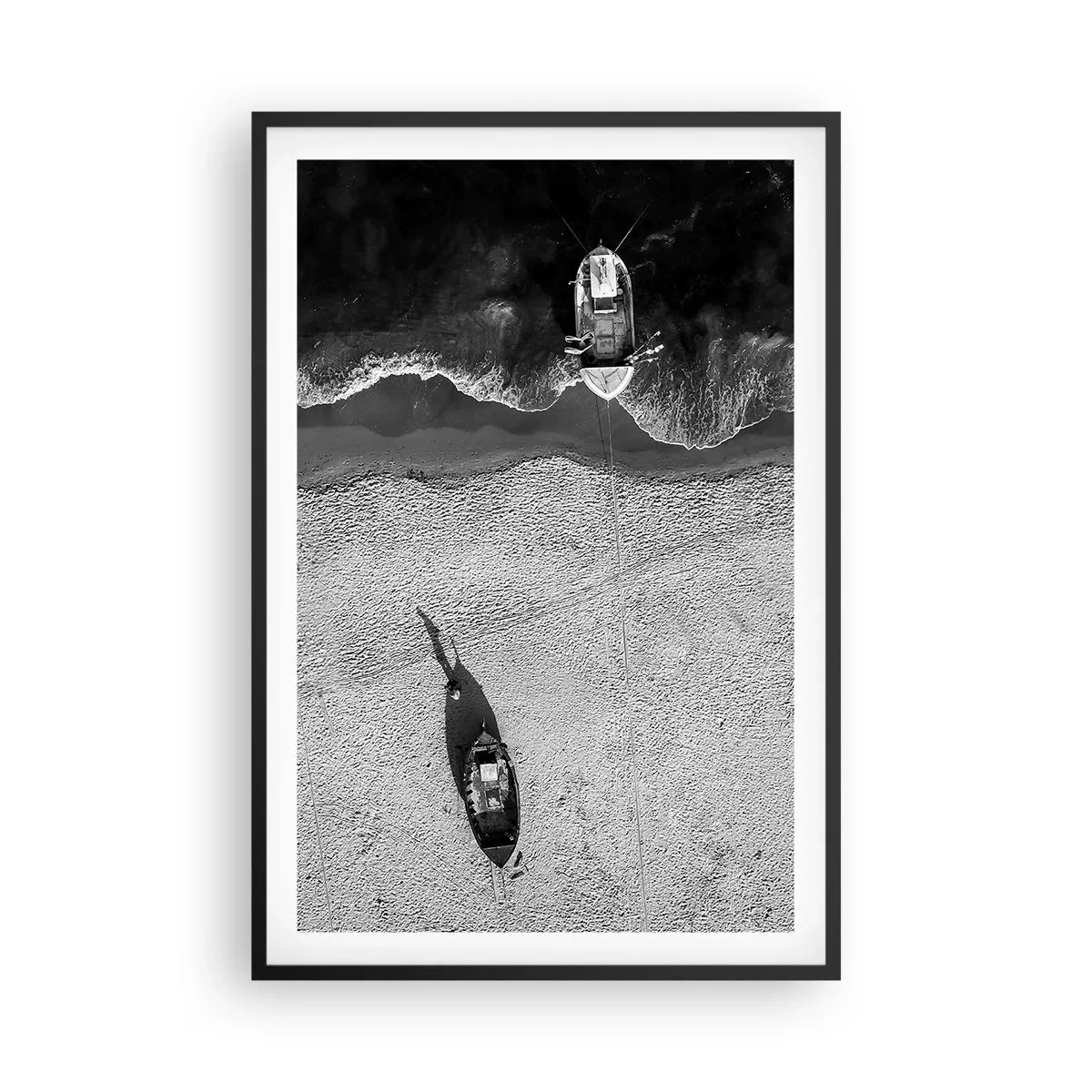 Plagát v čiernom ráme - Ešte na brehu… - 61x91 cm