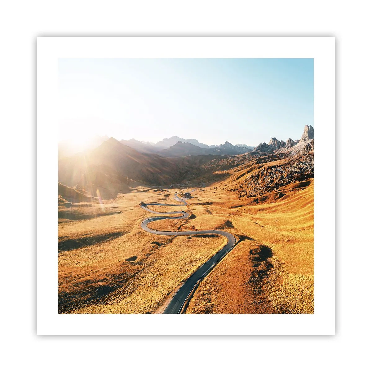 Plagát - V zlatom údolí - 50x50 cm