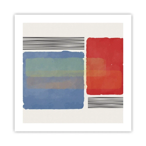 Plagát - Duch a písmeno geometrie - 50x50 cm