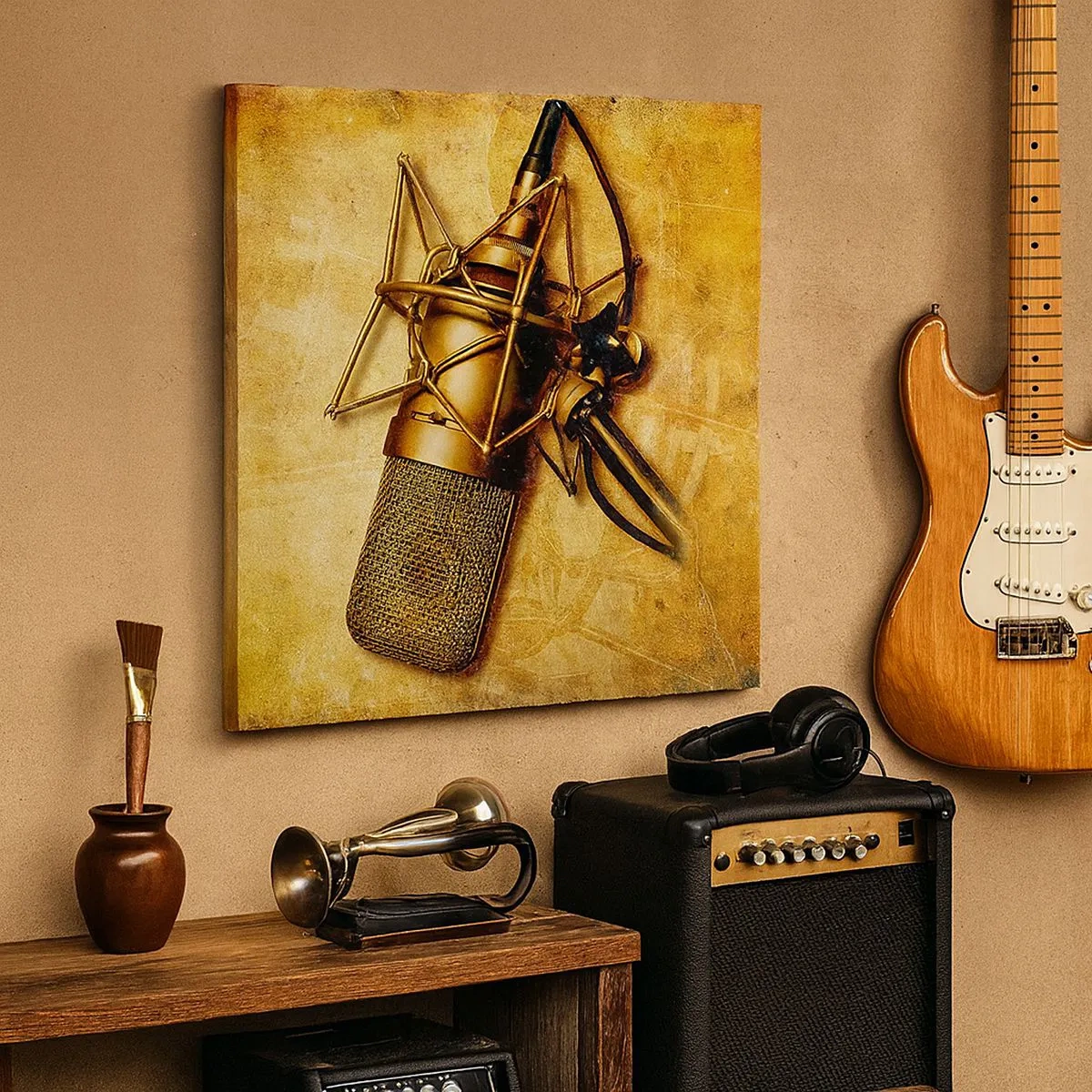 Obraz na plátne - Zlaté roky rádia - 30x30 cm