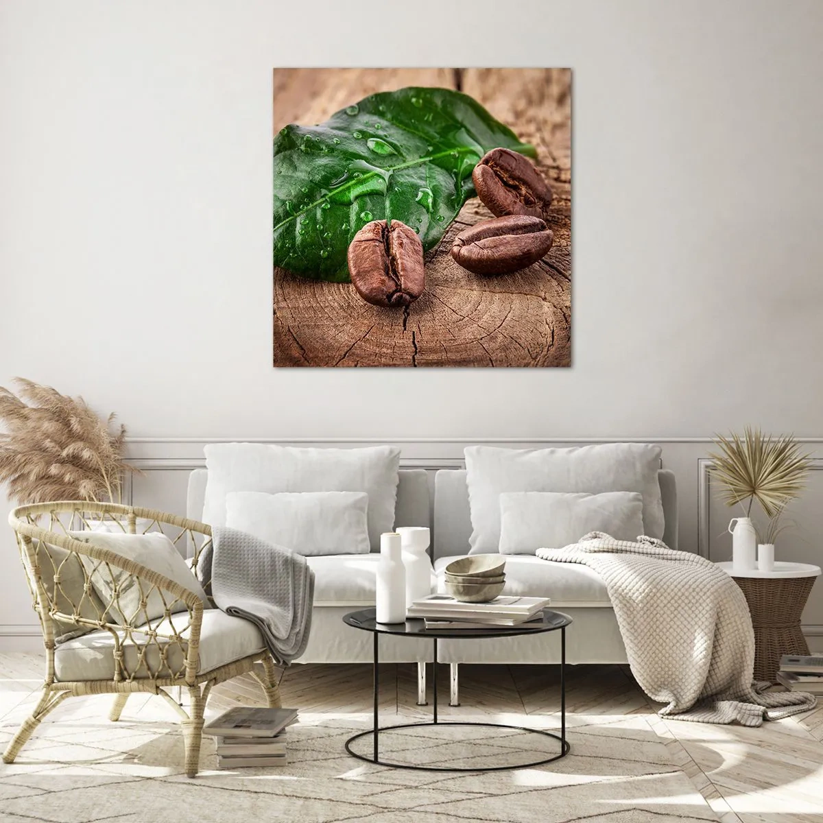 Obraz na skle - Najskutočnejšia a čierna - 70x70 cm