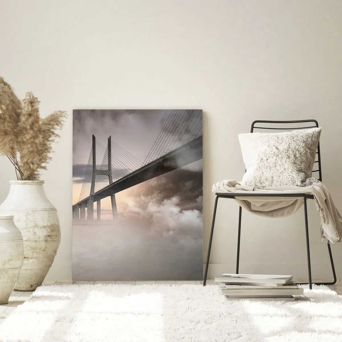 Obraz na skle - Pri rieke, ktorá nie je - 70x100 cm