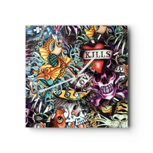 Nástenné hodiny - Sen tatéra - 30x30 cm