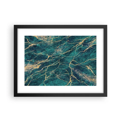 Plagát v čiernom ráme - Zlatá žila - 40x30 cm