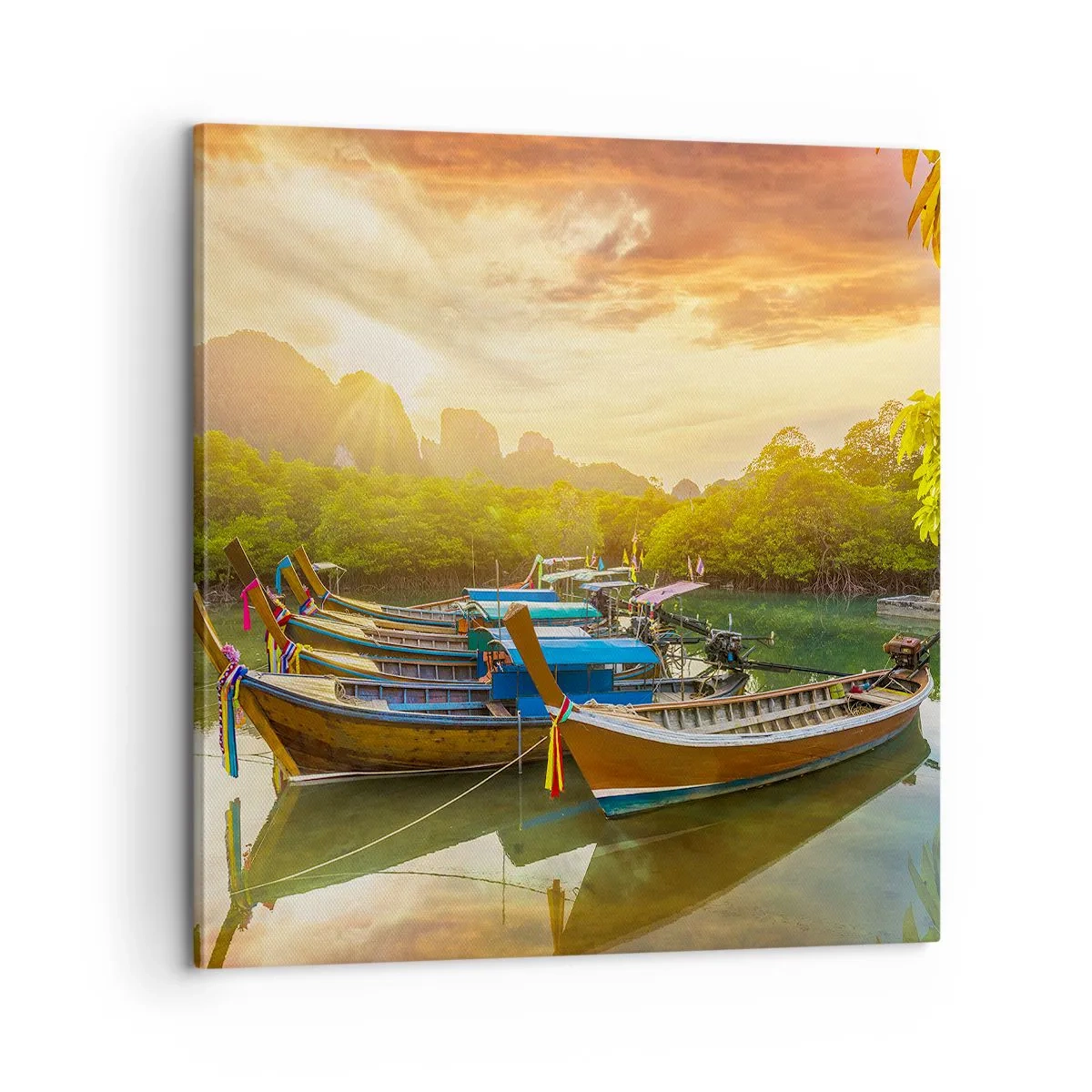 Obraz na plátne - Pred rušným dňom - 60x60 cm