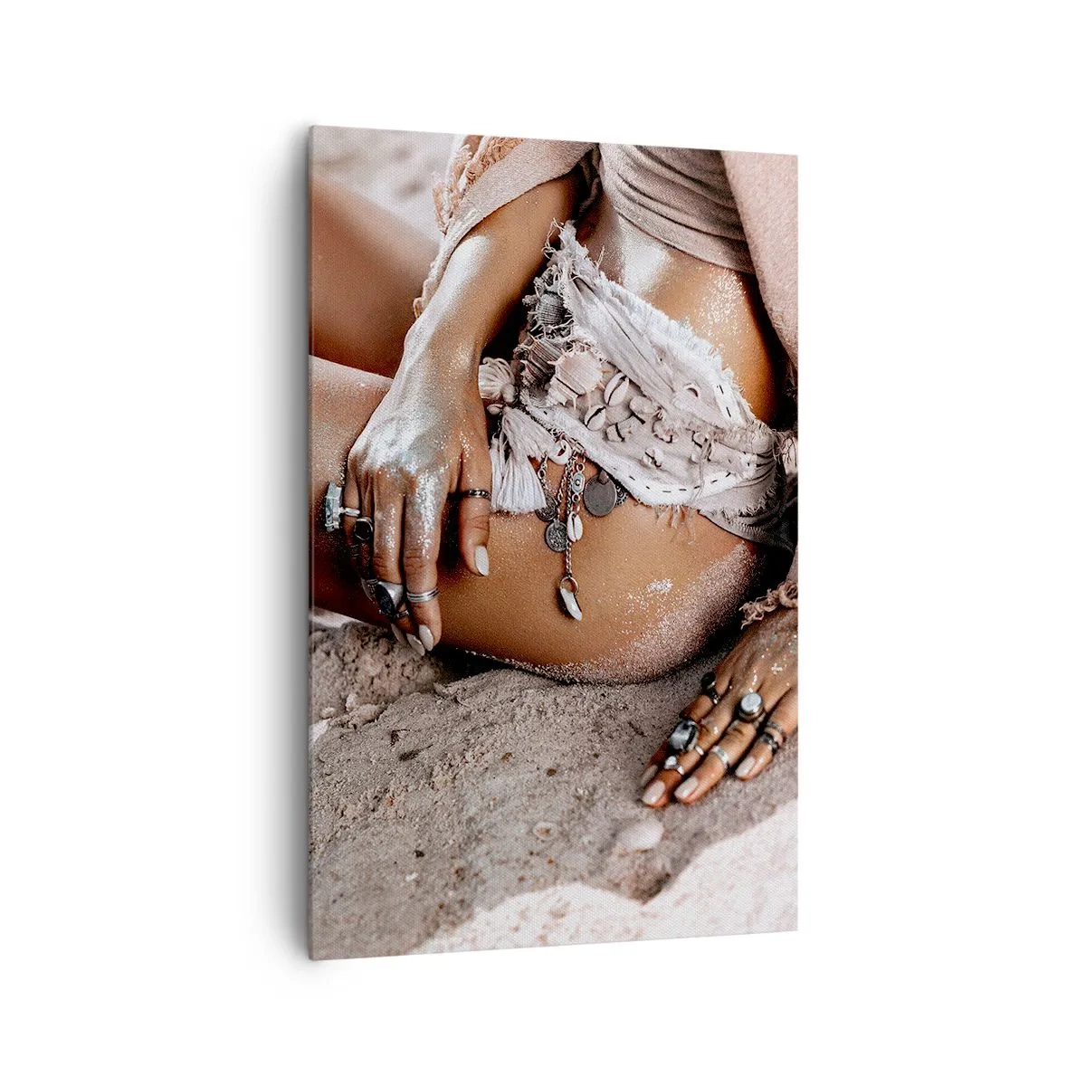 Obraz na plátne - Vyplavená na breh? - 80x120 cm