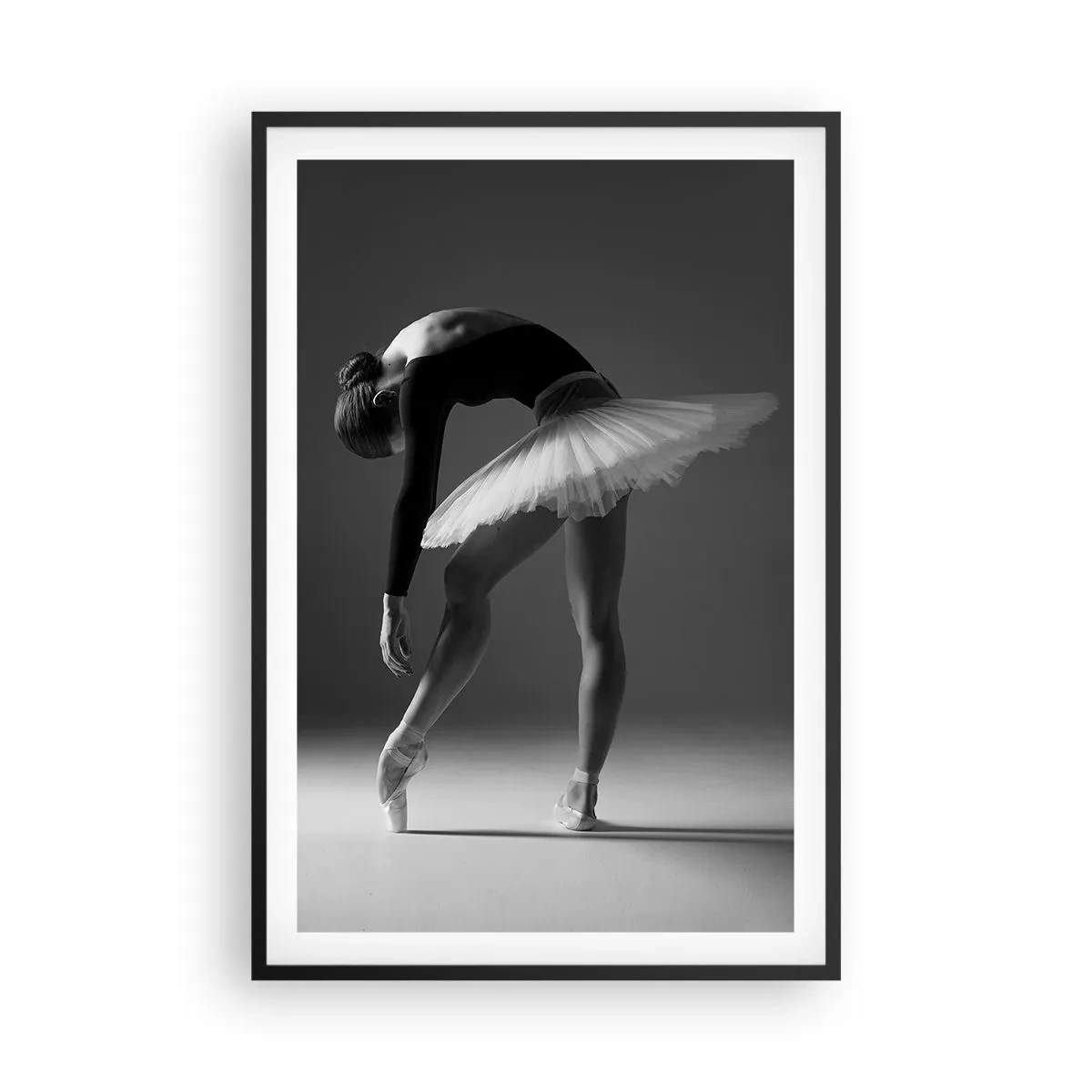 Plagát v čiernom ráme - Bella ballerina - 61x91 cm