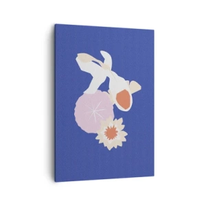 Obraz na plátne - Kompozícia kvetov a pukov - 50x70 cm