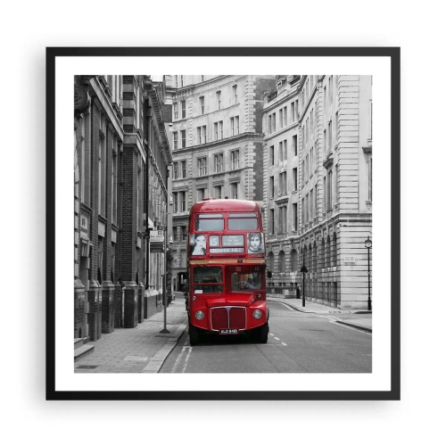 Plagát v čiernom ráme - Všednosť nemusí byť šedá - 60x60 cm