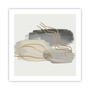 Plagát - Trvanie a pohyb - 50x50 cm