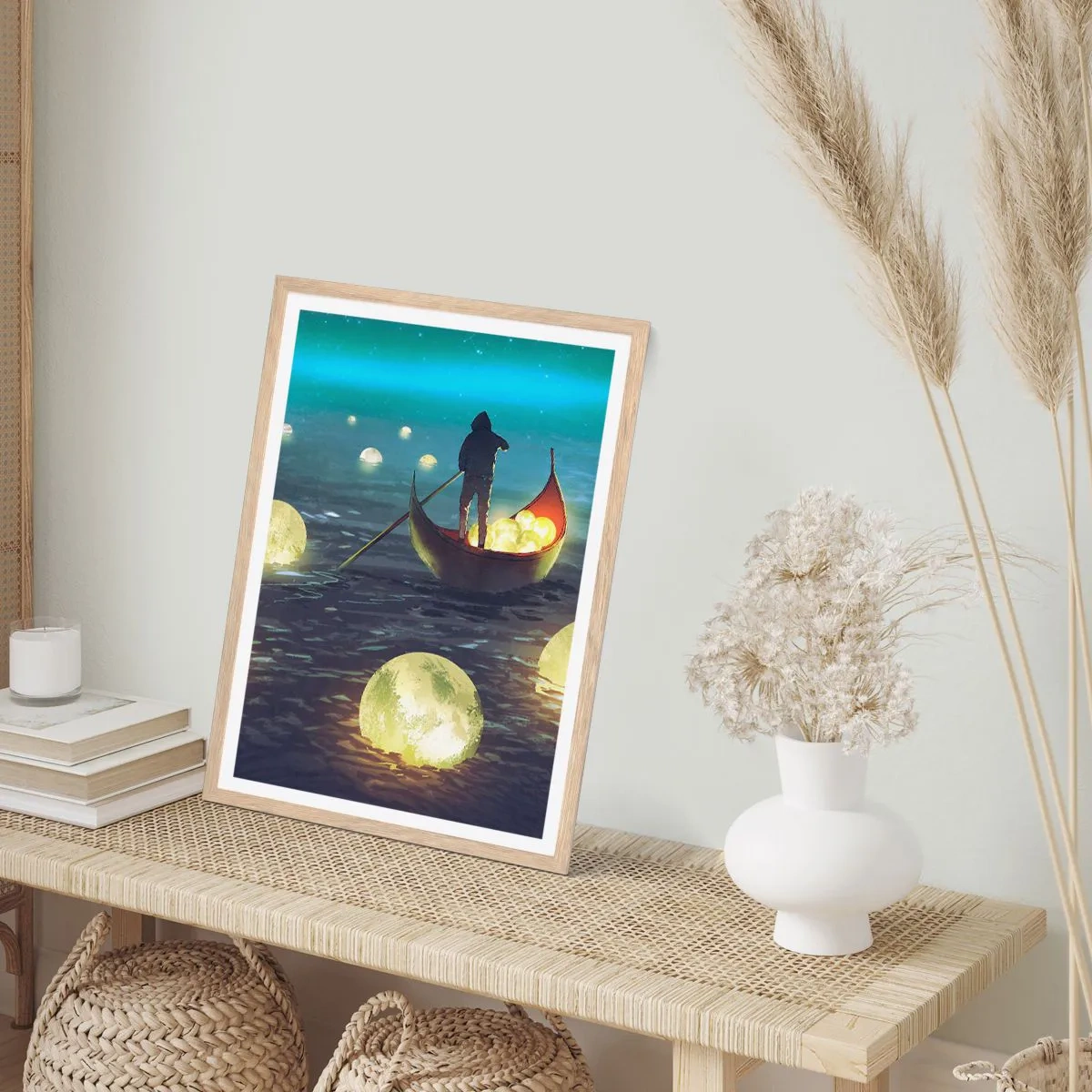 Plagát v ráme zo svetlého duba - Veci, o ktorých sa filozofom nezdá - 61x91 cm