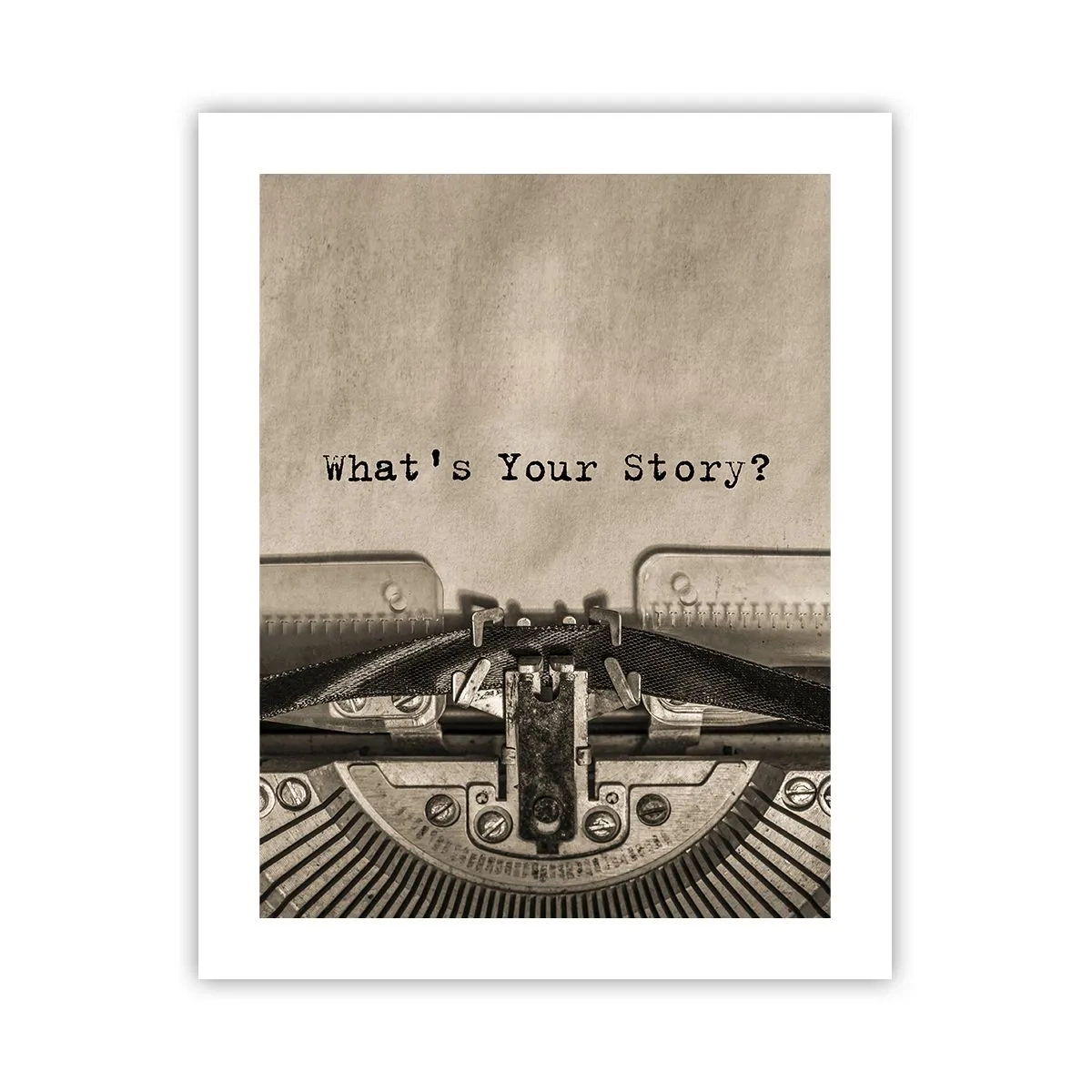 Plagát - Povedz mi - 40x50 cm